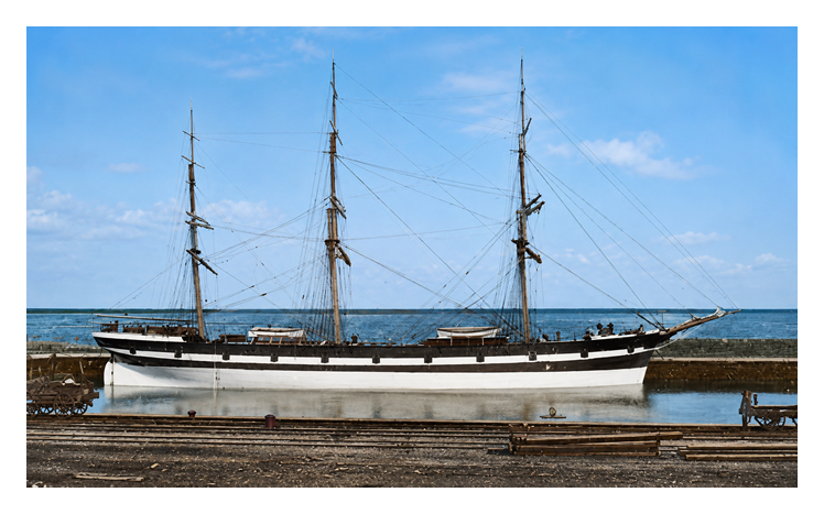 ship 'Ellenbank' - AI generated version.