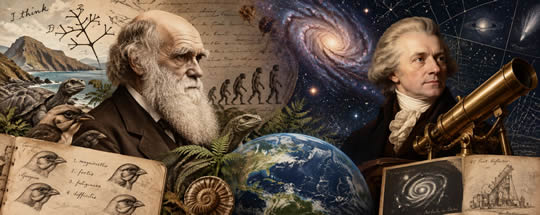 Further Remarkable Connections - Darwin and Herschel.